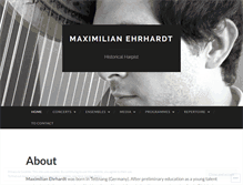 Tablet Screenshot of maximilianehrhardt.com